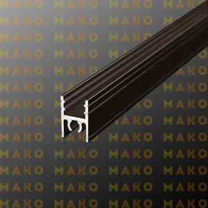 Профиль горизонтальный верхний MS210 Венге глянец (A36)